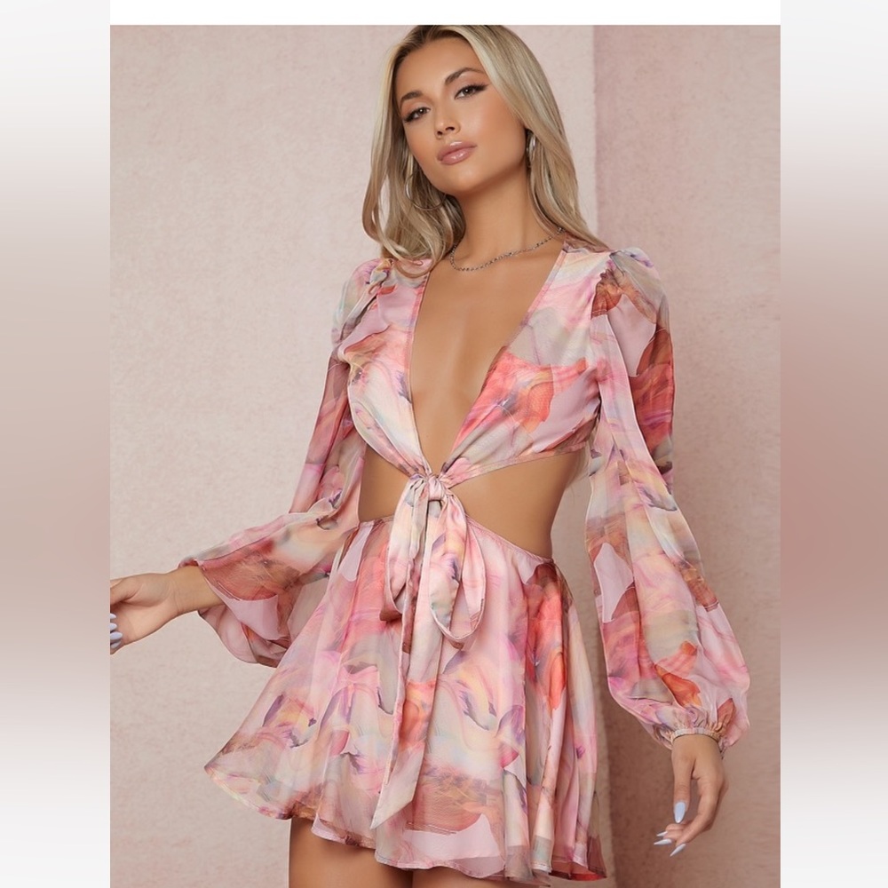 Two Piece Cut Out Dress